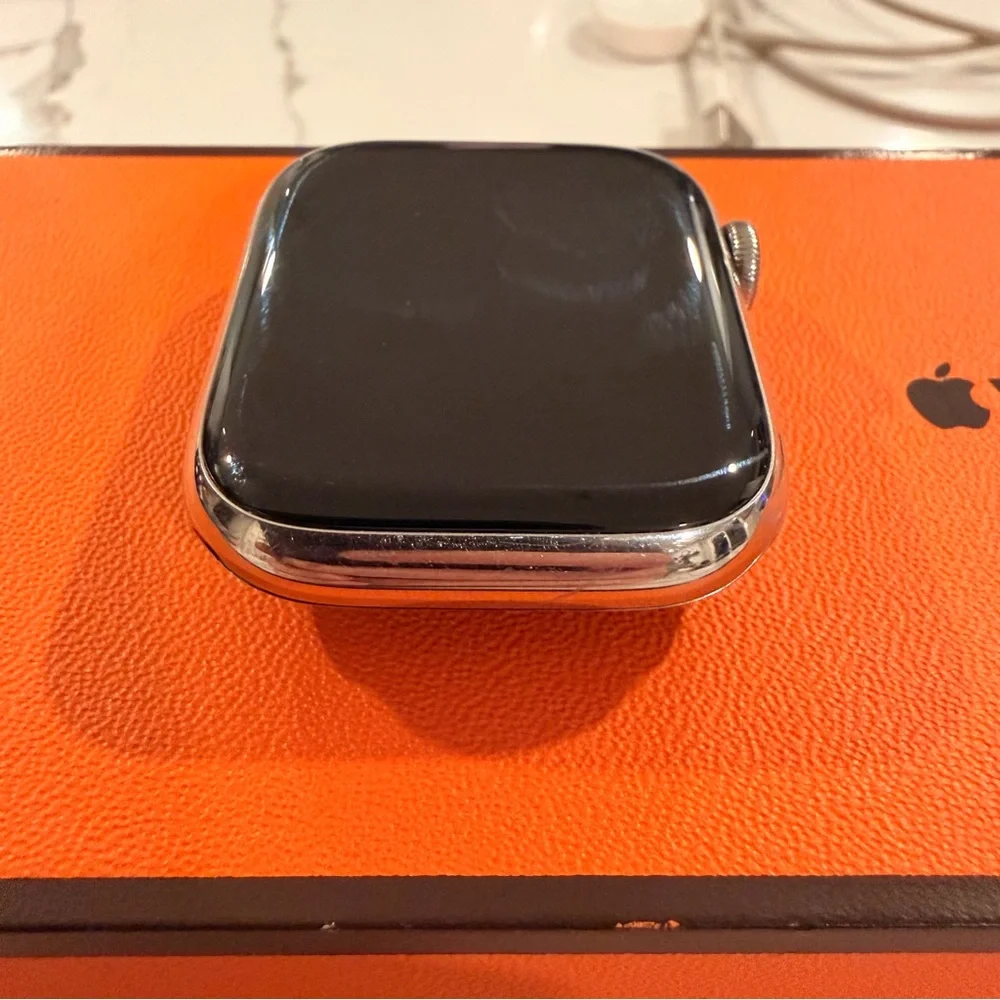 Apple Watch Hermès Series 7 45mm Silver Stainless CEL